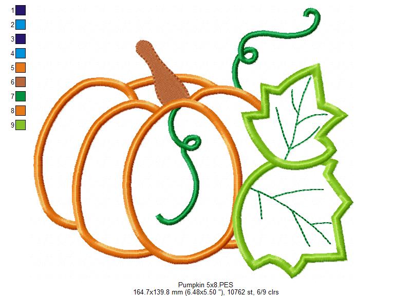 Pumpkin 2 - Applique