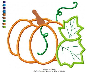 Pumpkin 2 - Applique