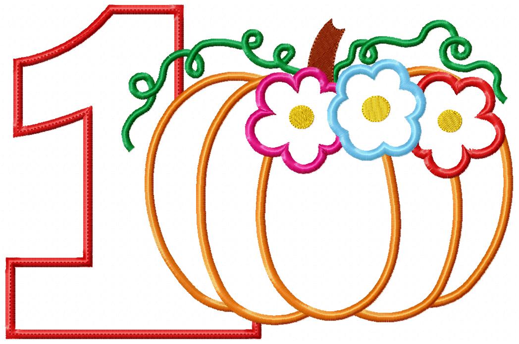 Thanksgiving Numbers Birthday Set Numbers 1-11 - Applique