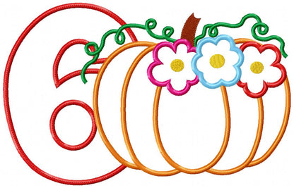 Thanksgiving Numbers Birthday Set Numbers 1-11 - Applique