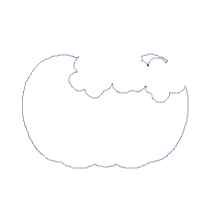 Pumpkin and Flowers - Applique