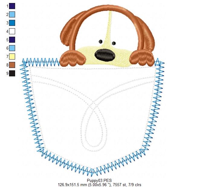 Cute Puppy - Applique