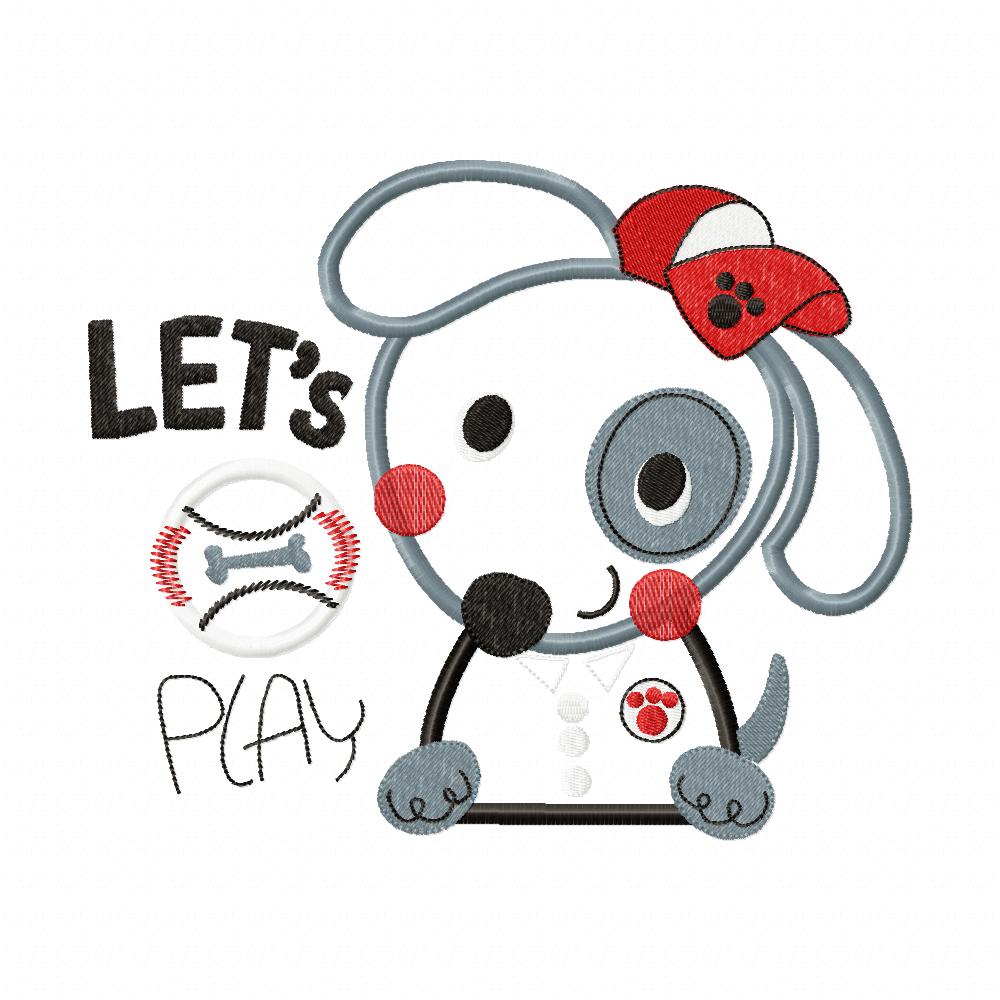 Puppy Dog Let's Play - Applique