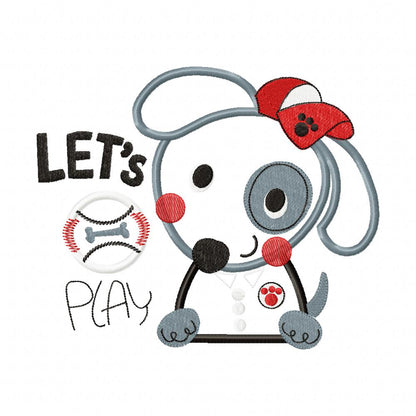 Puppy Dog Let's Play - Applique