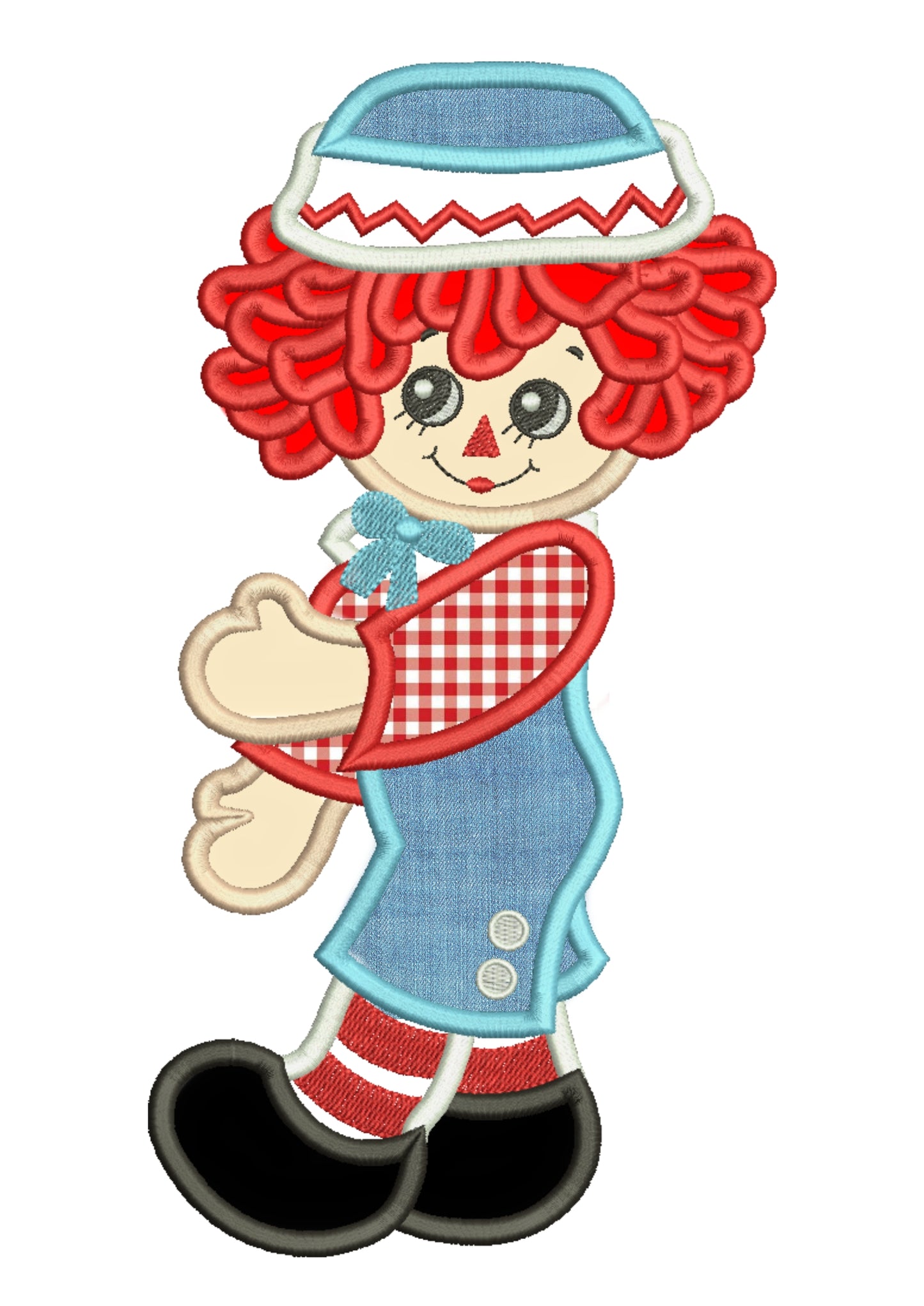 Rag doll Boy - Applique