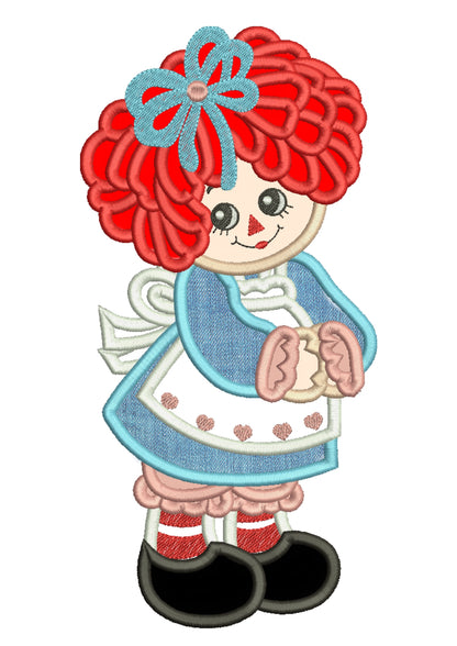 Rag doll Girl - Applique