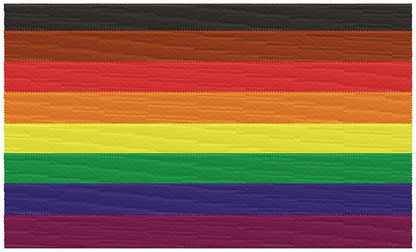 Pride Flag - Fill Stitch