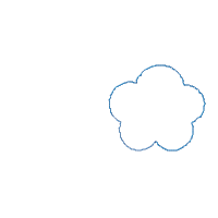 Rainbow and Happy Cloud - Applique