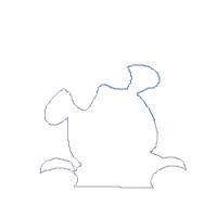 Christmas Rudolph Reindeer - Applique Embroidery