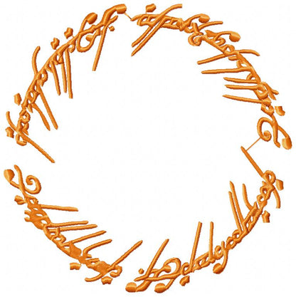 The Ring My Precious - Fill Stitch - Machine Embroidery Design