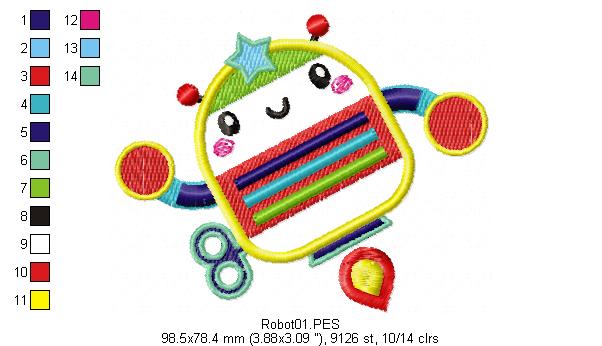 Robot toy - Applique