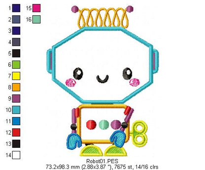 Robot toy 3 - Applique