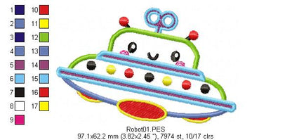 Robot toy 2 - Applique