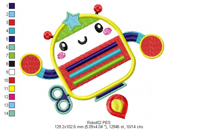 Robot toy - Applique