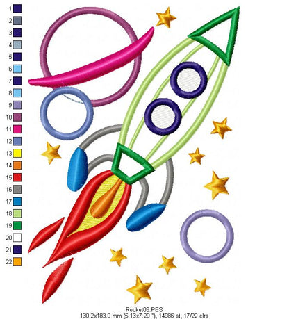 Rocket - Applique