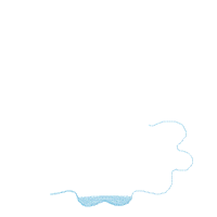 Rubber Duck Girl in the Lake - Applique Embroidery