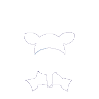 Rudolph Reindeer and Christmas Lights - Applique - Machine Embroidery Design