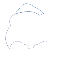 Santa Claus Pretty Face - Applique - Machine Embroidery Design