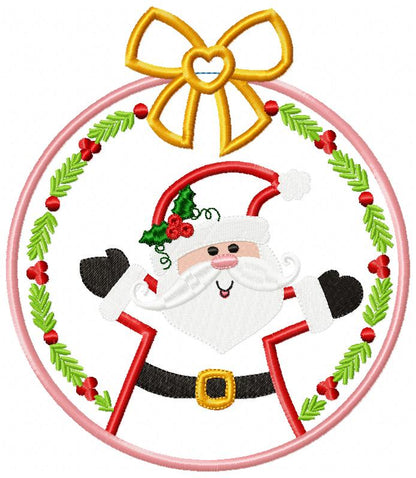 Santa Claus Frame - Applique