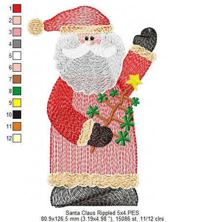 Santa Claus - Rippled
