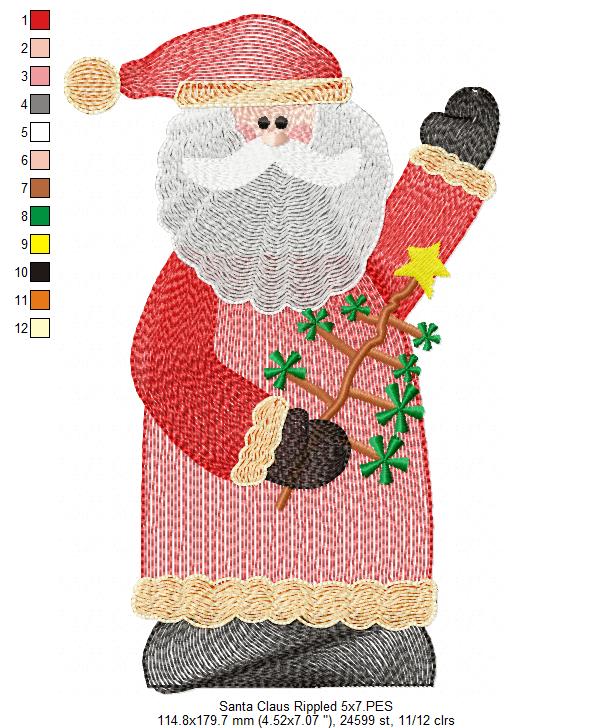 Santa Claus - Rippled