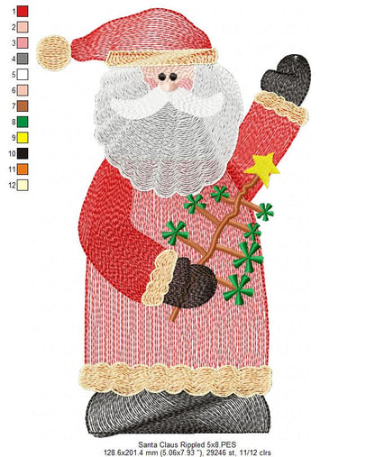 Santa Claus - Rippled