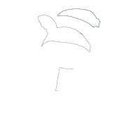 Santa Giraffe Holding a Gift - Applique - Machine Embroidery Design