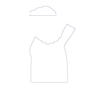 Santa Claus Holding a Christmas Tree - Applique