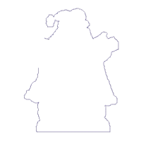 Santa Claus and Gingerbreads Vase Ornament - ITH Project - Machine Embroidery Design