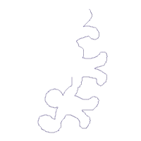 Santa Claus and Gingerbreads Vase Ornament - ITH Project - Machine Embroidery Design