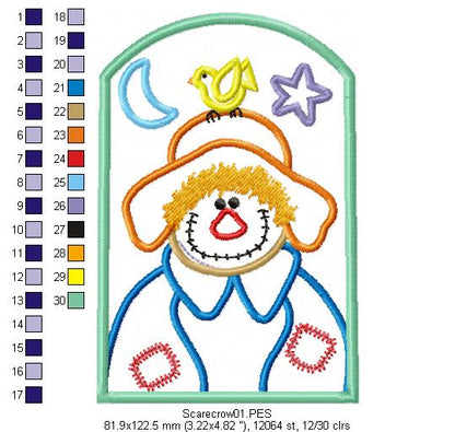 Scarecrow 1 - Applique