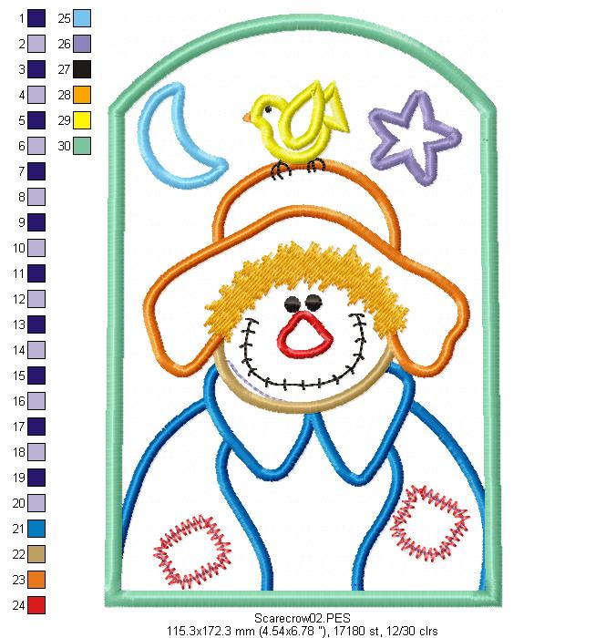 Scarecrow 1 - Applique