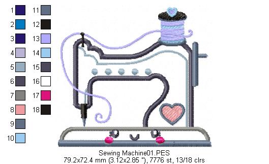 Sewing Machine - Applique