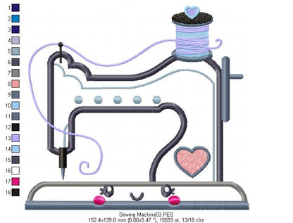 Sewing Machine - Applique