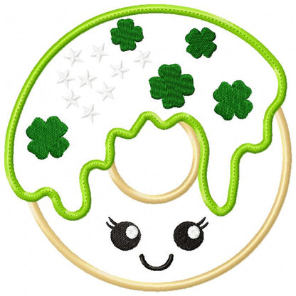 Shamrock Donuts - Applique