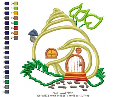 Shell House - Applique
