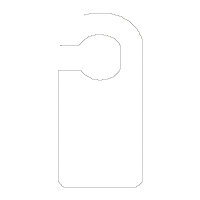 Shhhh No One Cares Door Hanger - ITH Project - Machine Embroidery Design