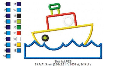 Ship - Applique