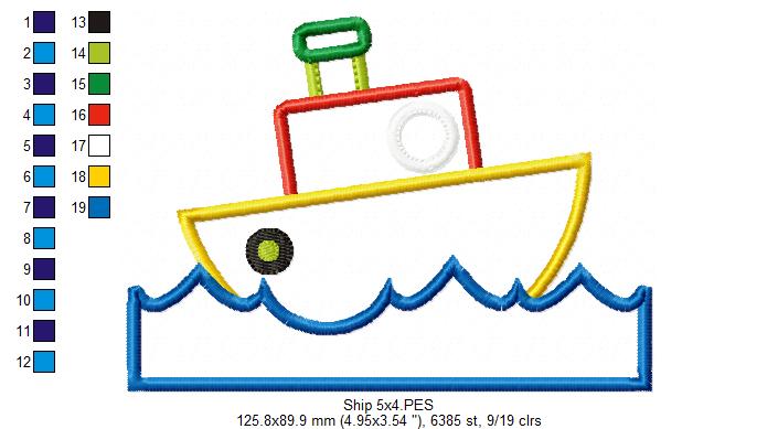Ship - Applique