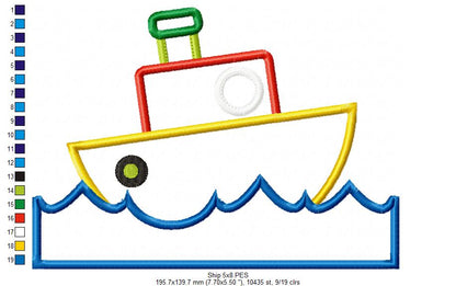 Ship - Applique