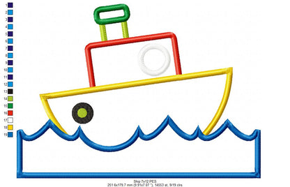 Ship - Applique
