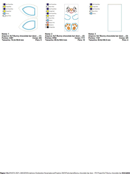 Happy Bunny Candy Bag 3 - ITH Project - Machine Embroidery Design