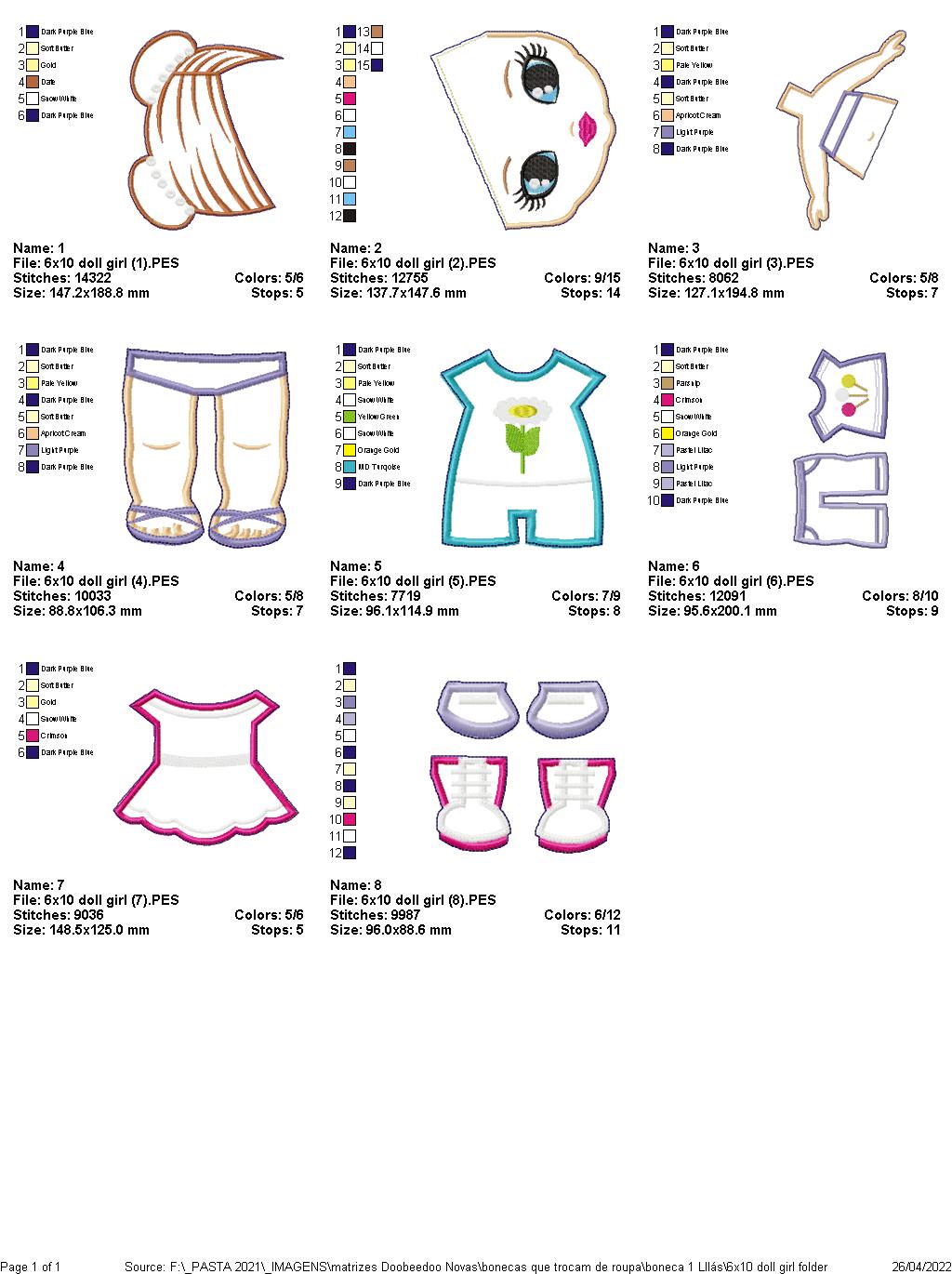 Cute Boy and Girl with Clothes for Changes - ITH Project - Machine Embroidery Design