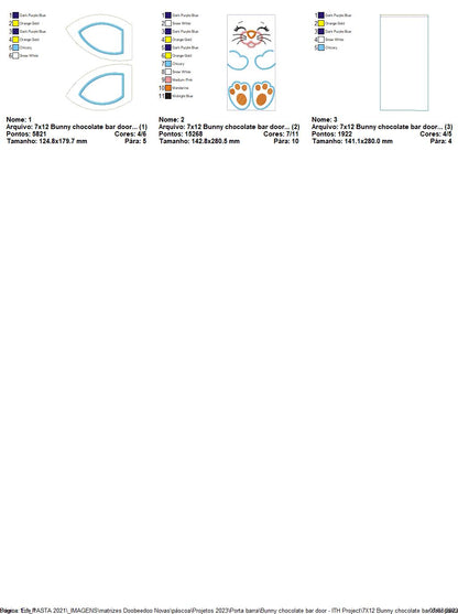 Happy Bunny Candy Bag 3 - ITH Project - Machine Embroidery Design