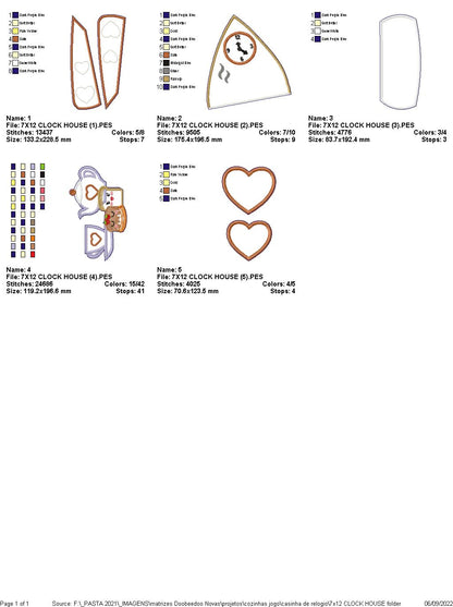 Little House Tea Time Ornament - ITH Project - Machine Embroidery Design