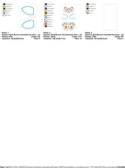 Happy Bunny Candy Bag 3 - ITH Project - Machine Embroidery Design