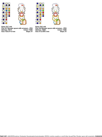 Cute Autumn Kitchen Set of 2 Designs - ITH Project - Machine Embroidery Design