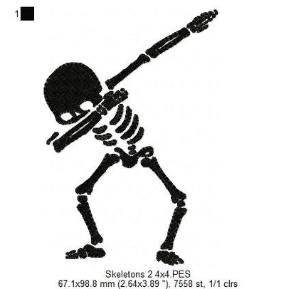 Skeletons halloween