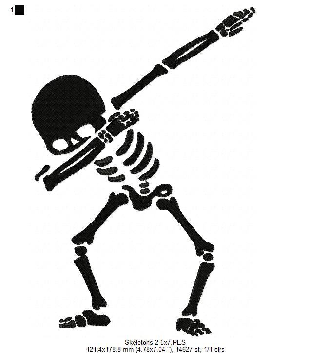 Skeletons halloween
