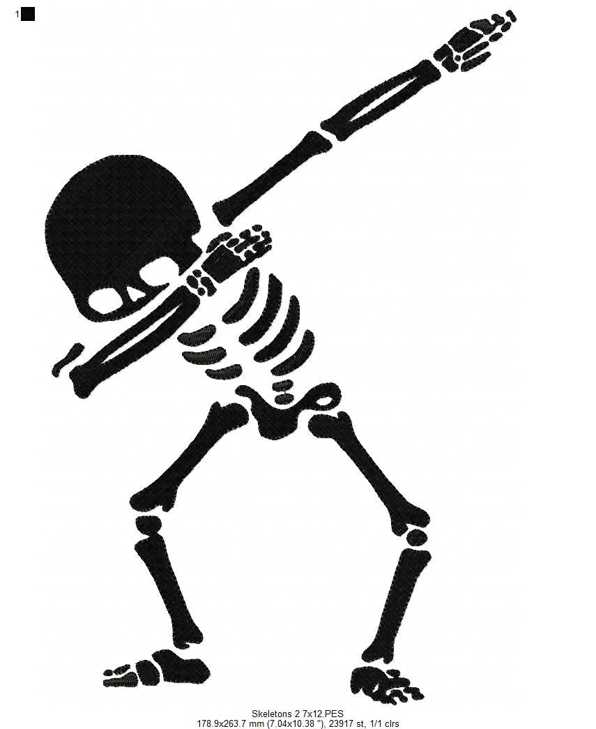 Skeletons halloween